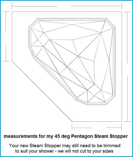 SteamStopper 45Deg size