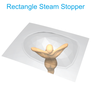 Rectangle Steam Stopper with person Henry Brooks