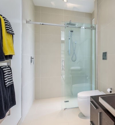 Steam Stopper over a 1600 long shower Steam Stopper over a 1600 long shower